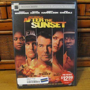 After The Sunset Widescreen New Line Platinum Edition DVD and Case